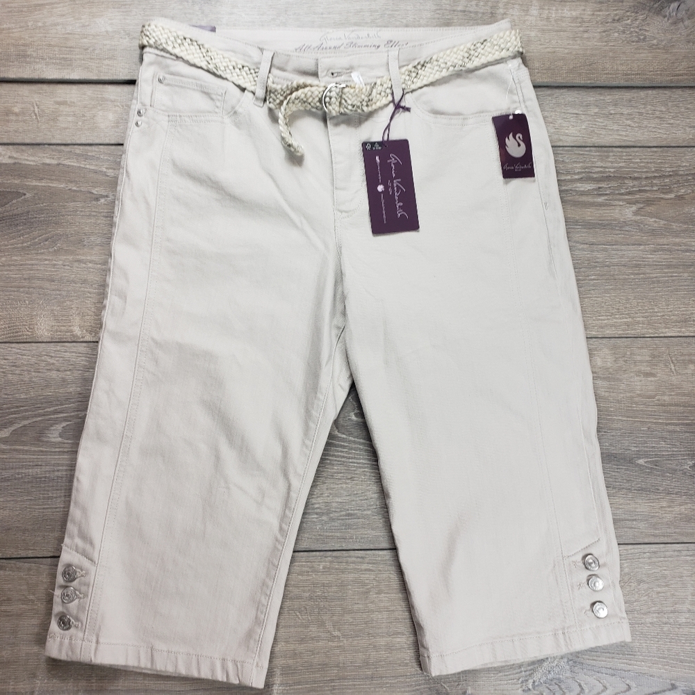 GLORIA VANDERBILT STONEWOOD CAPRI SIZE 10 - Picture 4 of 13
